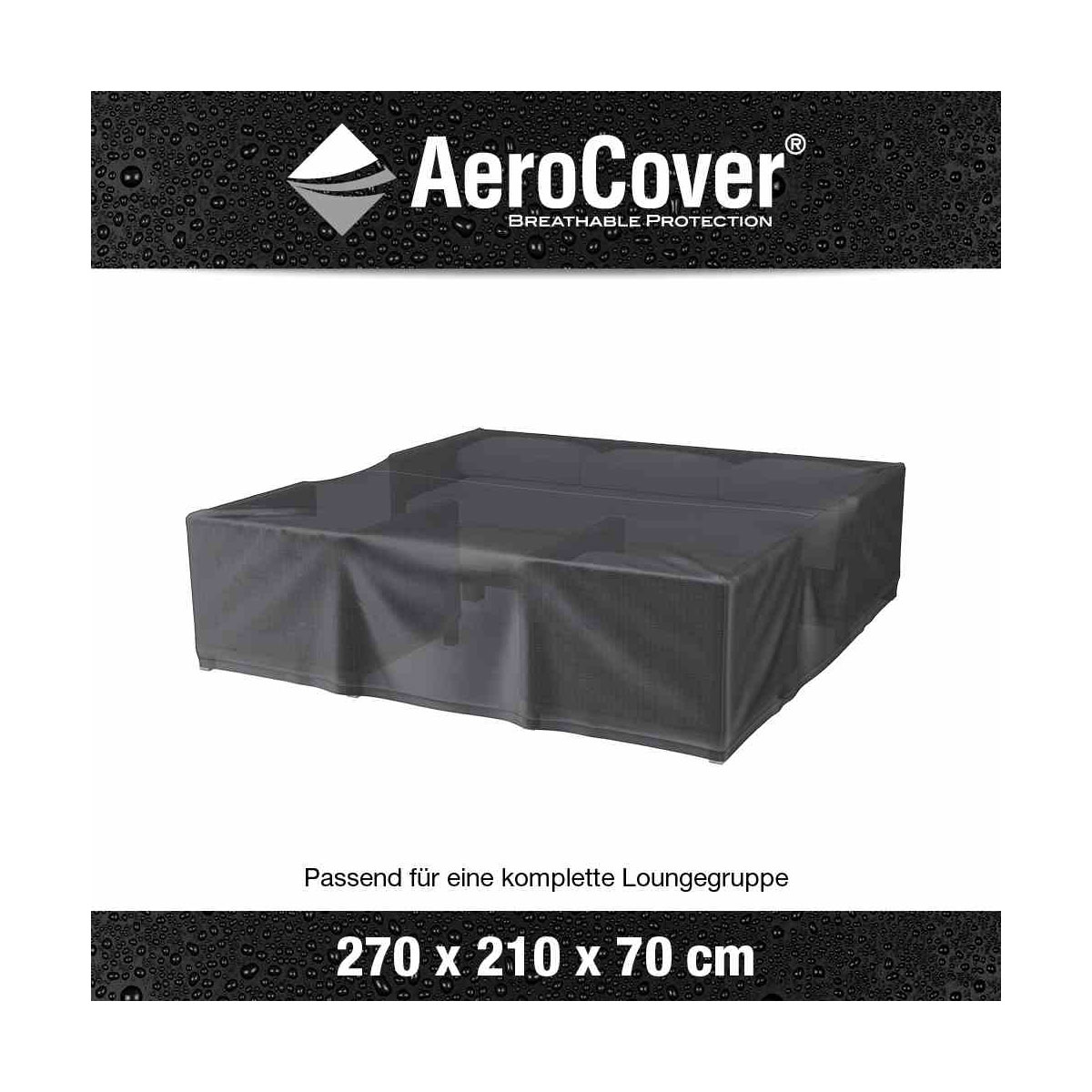 Aerocover Schutzh Lle F R Lounge Sets X X Cm Anthrazit