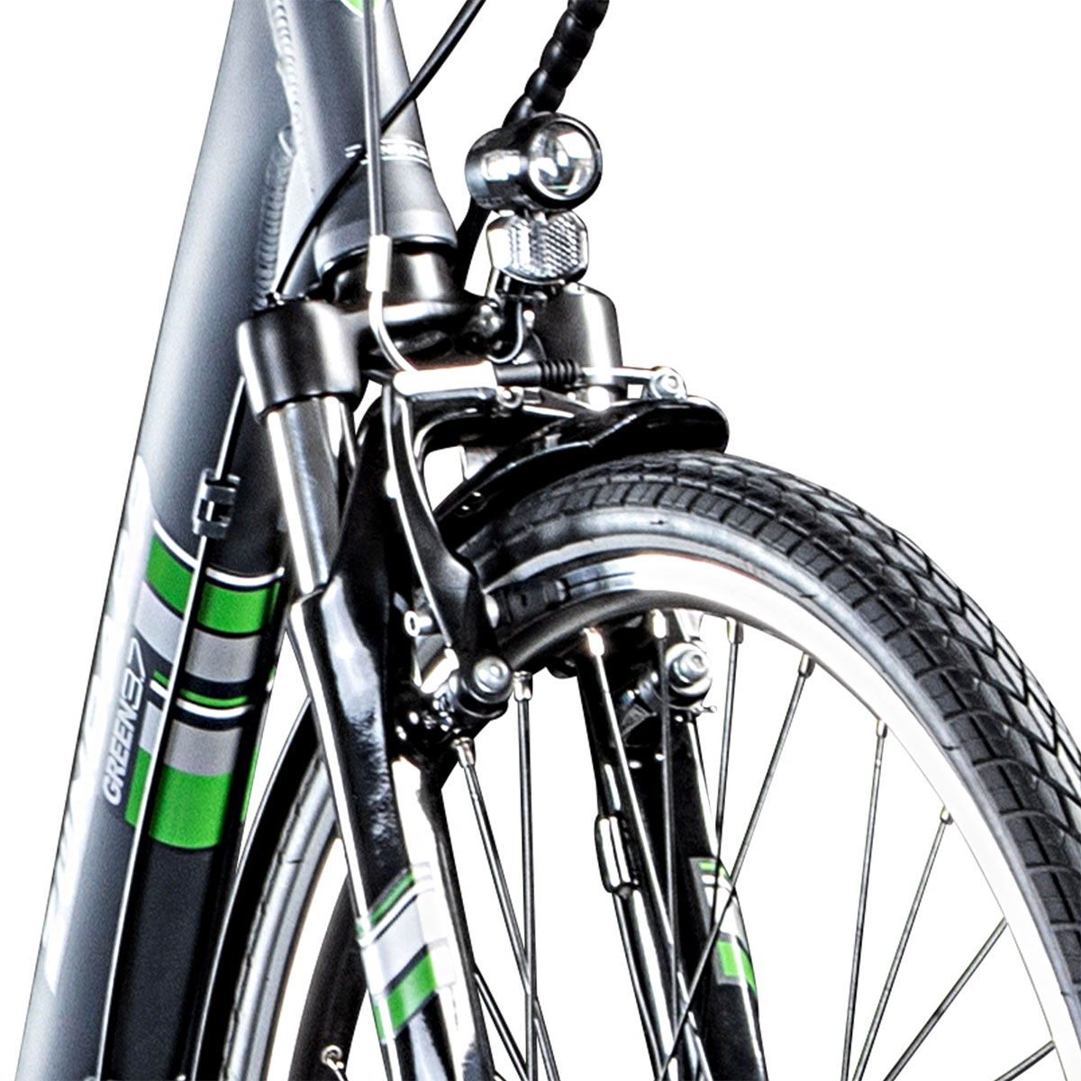 Zoll „Green 28 | 115780 City 3.7“, E-Bike