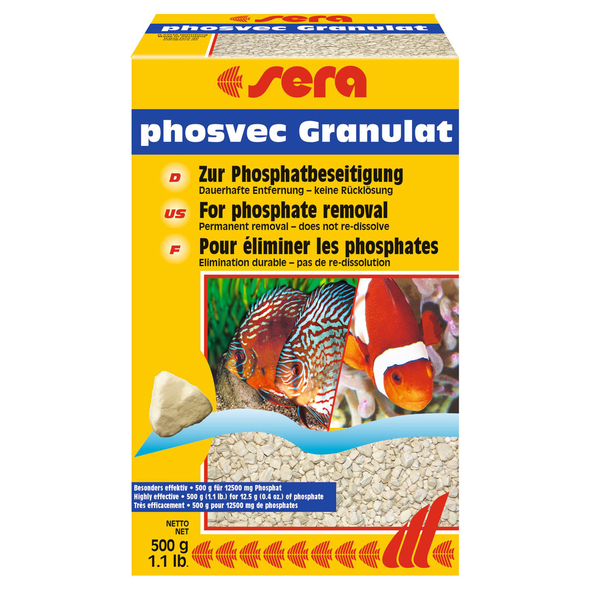 Sera Phosvec Granulate Resin Anti-phosphates 500 Gr