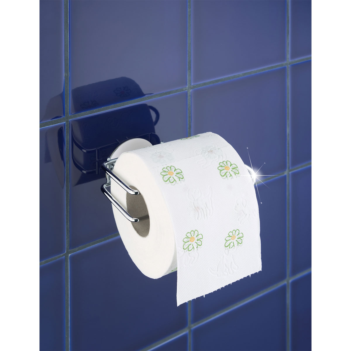 Wenko Turbo-Loc Toilettenpapierrollenhalter Befestigen Set bohren 2er | 514876 ohne