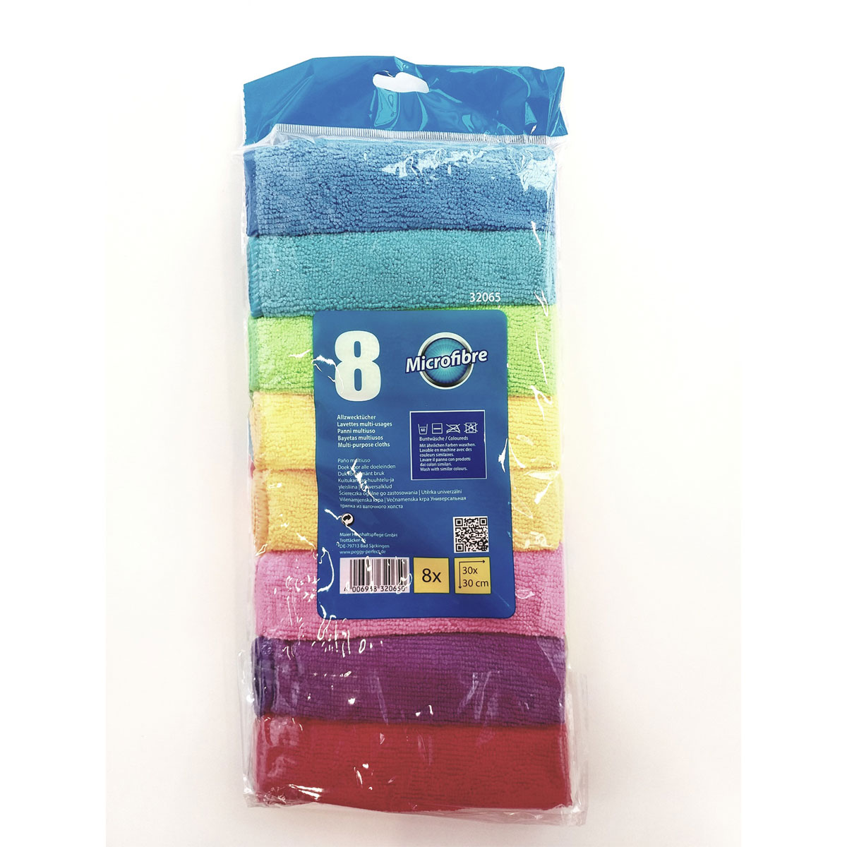 Peggy-Perfect Mikrofasertücher Multicolor 8 Stück bunt