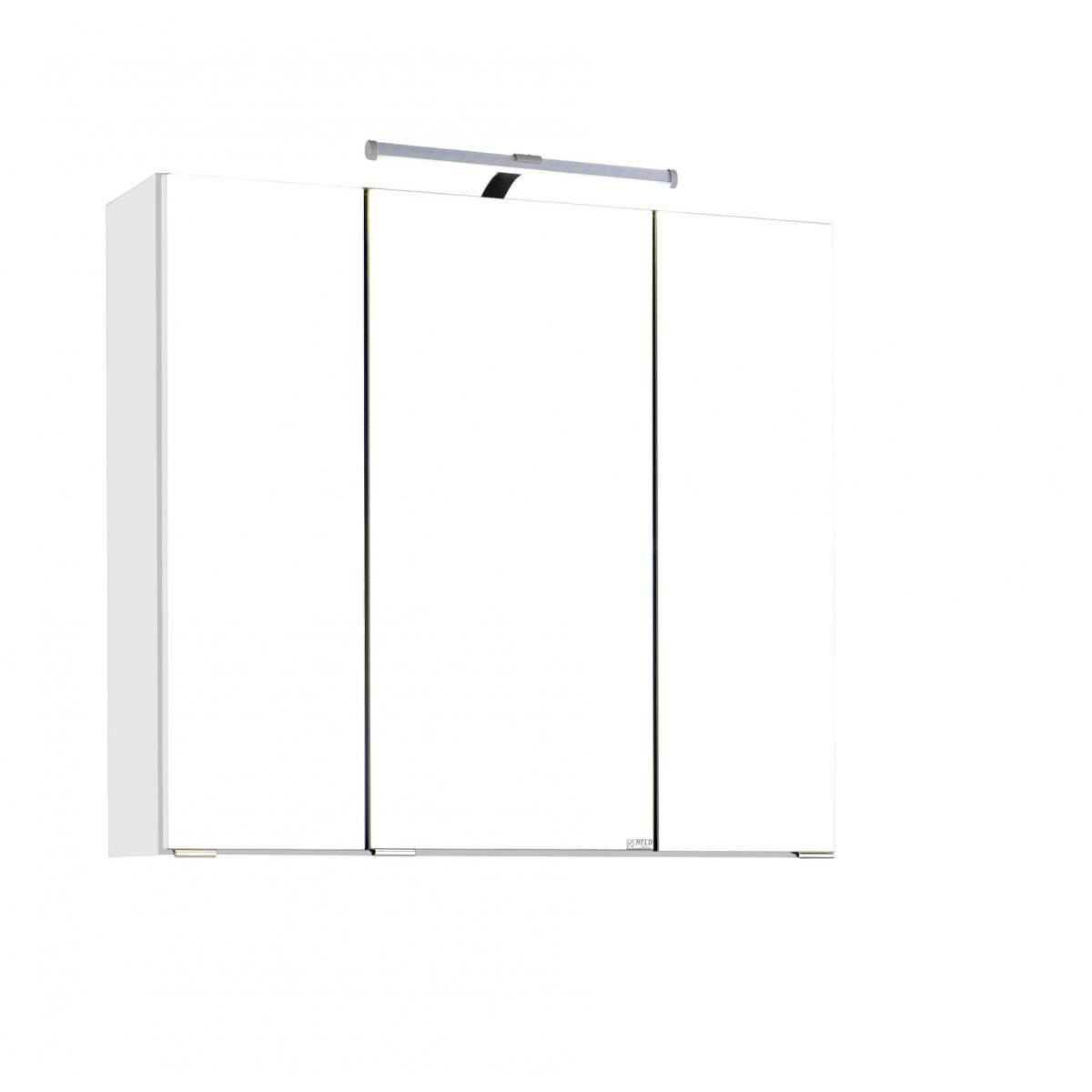 Held Spiegelschrank 70 | weiß Spiegeltüren 3 K003355530 | weiß