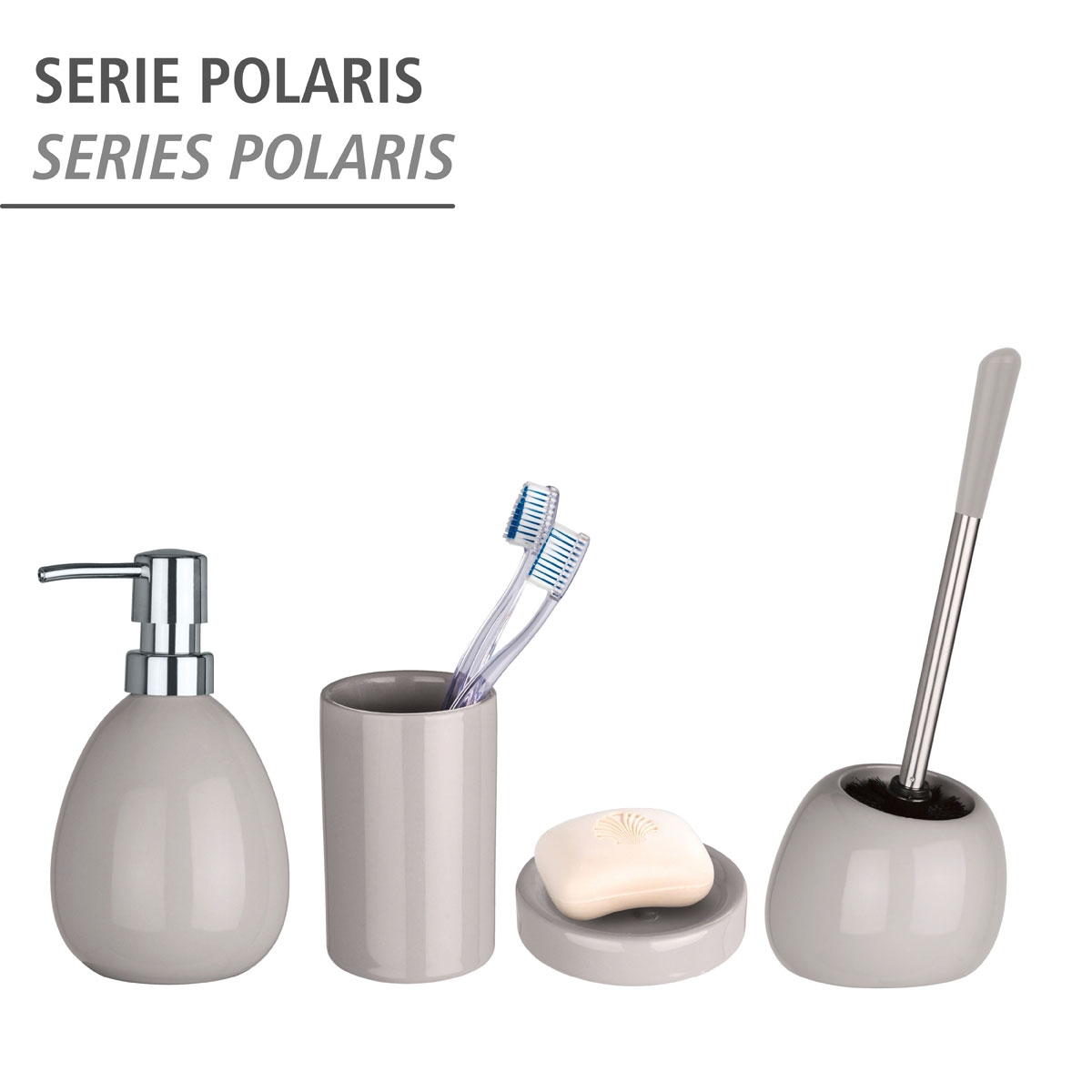 Pastel Grey Wenko | WC-Garnitur Keramik 514500 aus Polaris hochwertiger