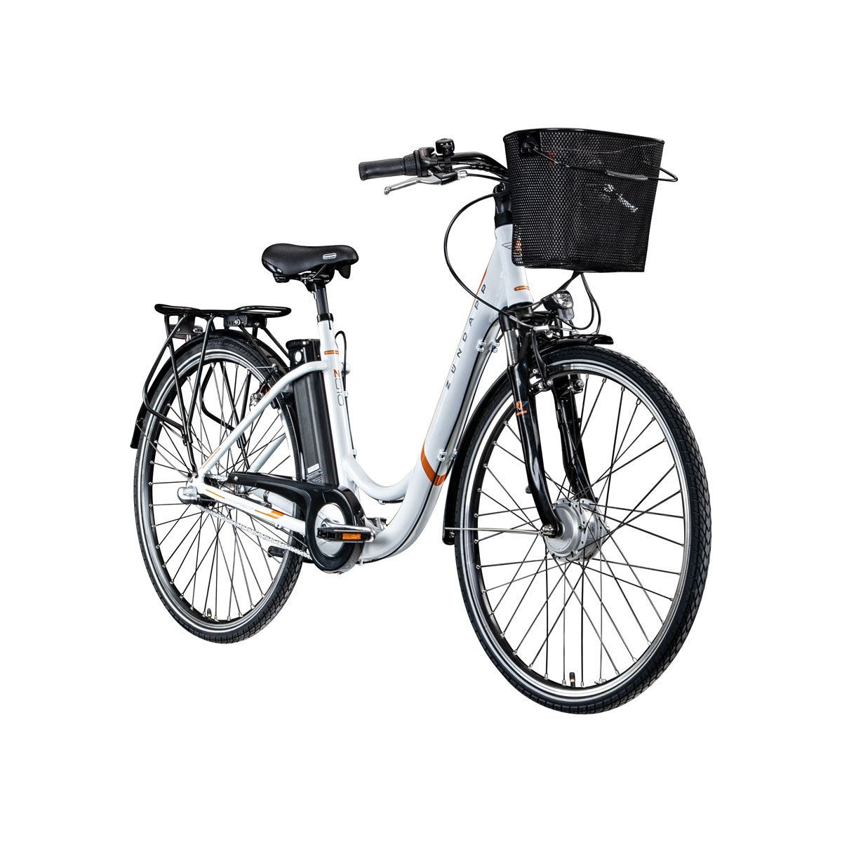 Zündapp Damen E-Citybike | Z510 700c orange | K018996691 weiß 