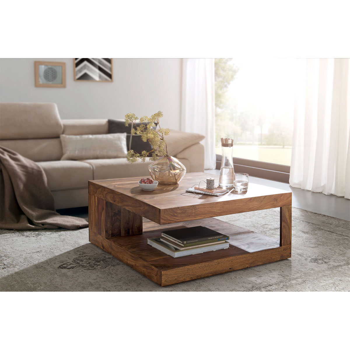 wohnling couchtisch mumbai massivholz | k000067970