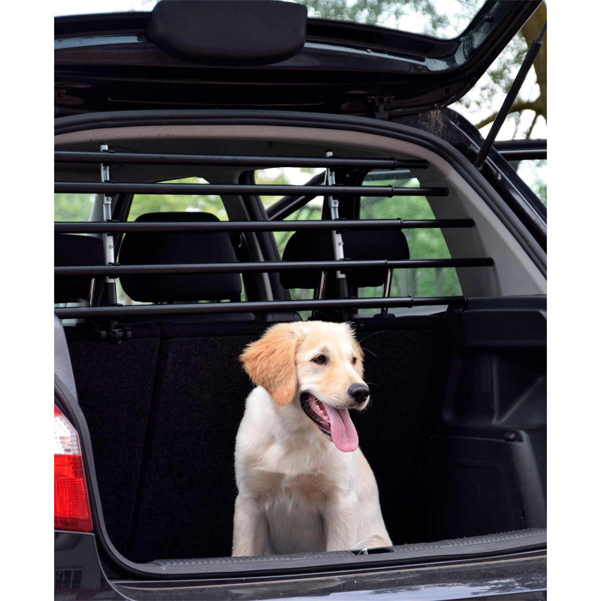 Hundegitter Dog Guard, Trenngitter für Hunde mit Nylonnetz, Auto